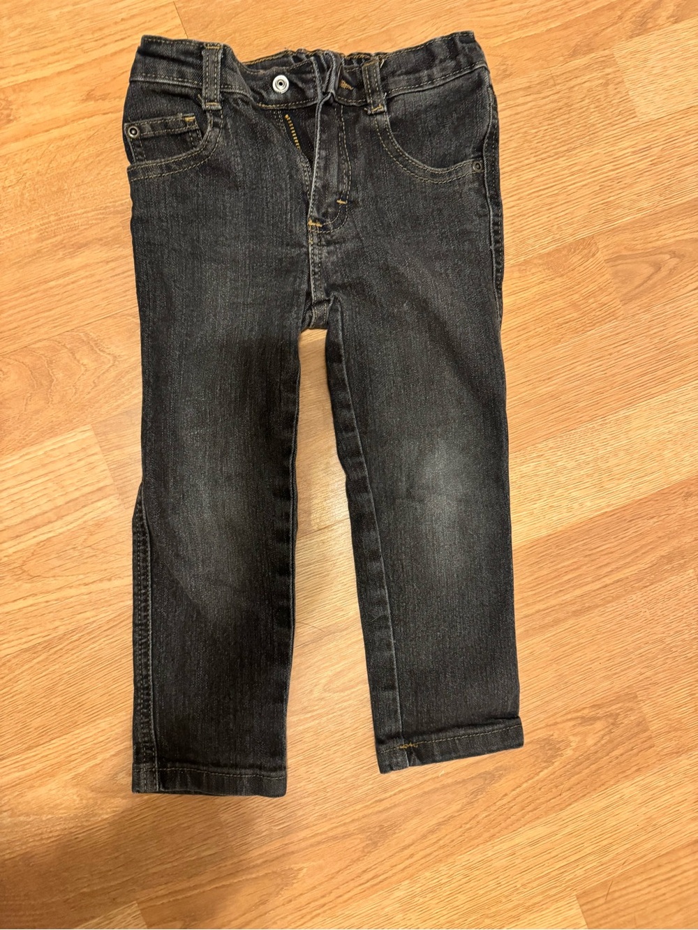 Wrangler Black Straight-Leg Kids Jeans